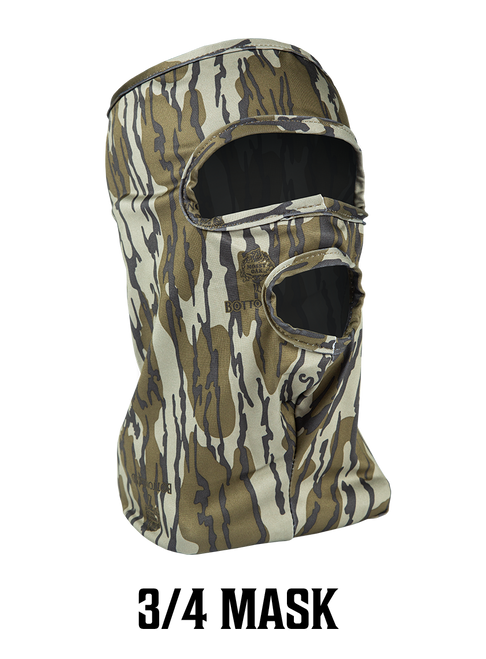 Primos Stretch Fit 3/4 Face Mask, Mossy Oak