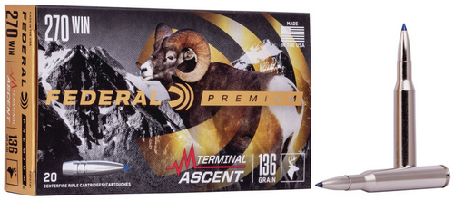 Federal Terminal Ascent .270 Win, 136 Gr, 20 Rds