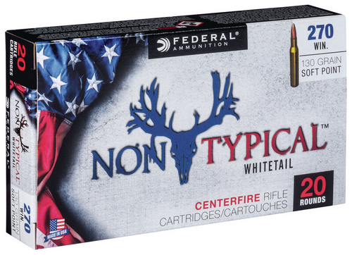 Federal Non-Typical .270 Win 130 Gr, SP, 20 Rds