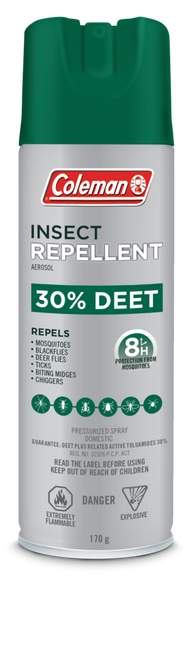 Coleman 30% Deet Insect Repellent, Aerosol 170 g