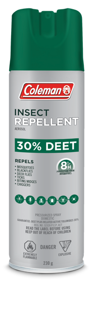 Coleman 30% Deet Insect Repellent, Aerosol 230 g