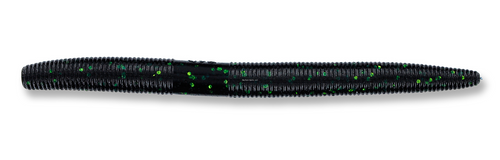 Yamamoto Senko Worm, 5", Blue Black and Lg Chartreuse, 10 Pk