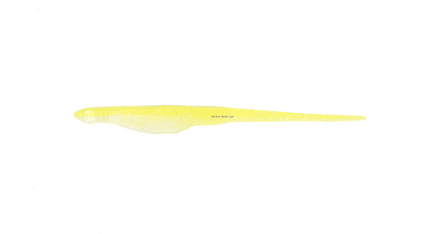 X Zone Whiplash Shad, 6", Chartreuse Pearl, 8 Pk