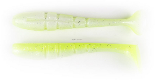 X Zone 20835 3.5" Pro Series Mini Swammer, Chartreuse Pearl, 8 Pk