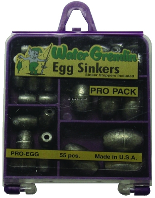 Water Gremlin Egg Sinker Pro, 55 Pk