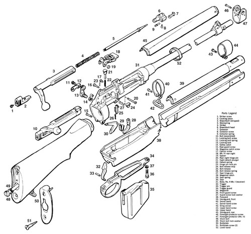 Lee-Enfield 4/5/7 Extractor Screw