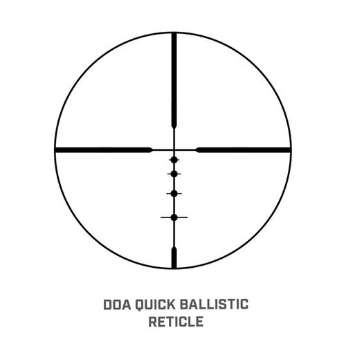 Bushnell Trophy XLT 4-12 X 40mm, SFP DOA Quick Ballistic Reticle