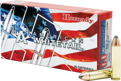 Hornady American Whitetail .450 Bushmaster, 245 Gr, InterlockSP, 20 Rds