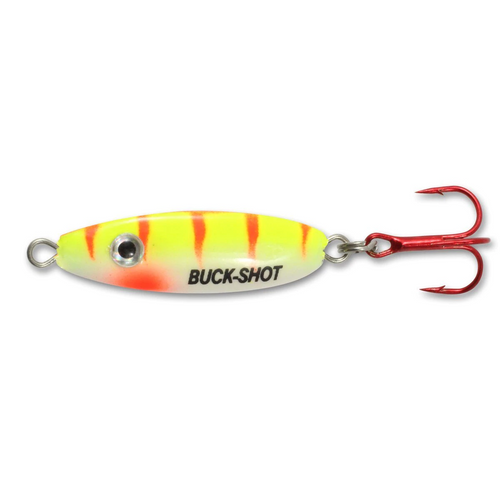 Northland UV Buck-Shot Spoon, 1/4 Oz, Electric Perch