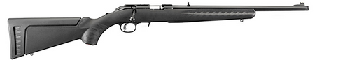 Ruger American Standard Bolt 22 WMR, 18" Barrel, Black Synthetic