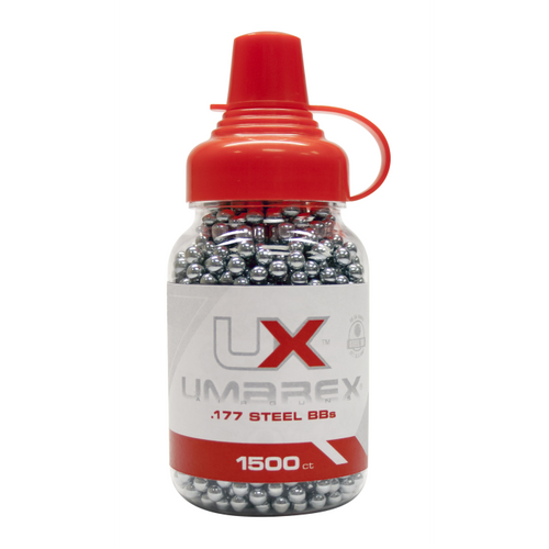 Umarex Steel .177 Cal BB's for Airguns, 1500 Ct