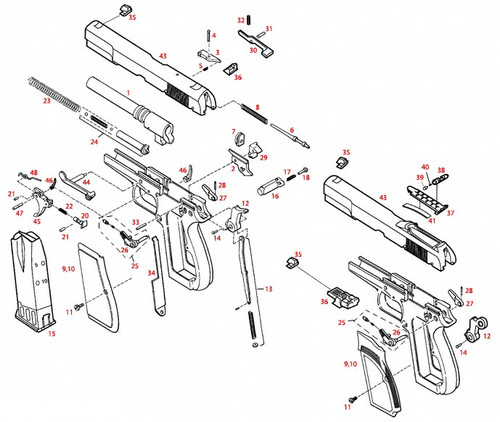 Browning Hi-Power Firing Pin Spring