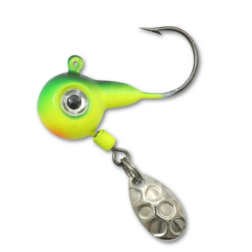 Northland Fire-Ball Spin Jig, #1/0 Hook, 1/4 oz, Firetiger, 2 Pc