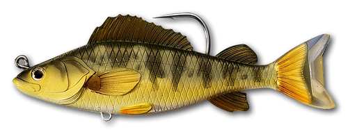 Live Target Yellow Perch Swimbait, 8", 4 3/4 Oz, Gold/ Olive