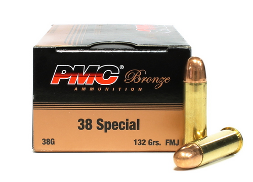 PMC .38 Special 132gr FMJ, 50 Rds PMC .38 Special 132gr FMJ, 50 Rds