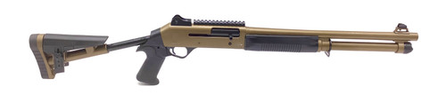 Revolution Armory, M4 Tactical 12 Ga Shotgun, Semi-Auto, 18.5" Barrel, Bronze