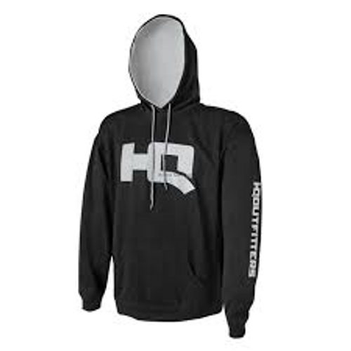 HQ Outfitters Men's Black Performance Hoodie, 2XL