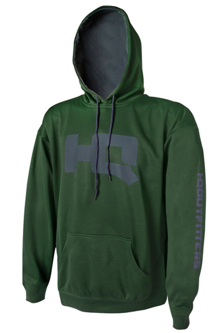 HQ Outfitters Men's Olive Performance Hoodie, 2XL