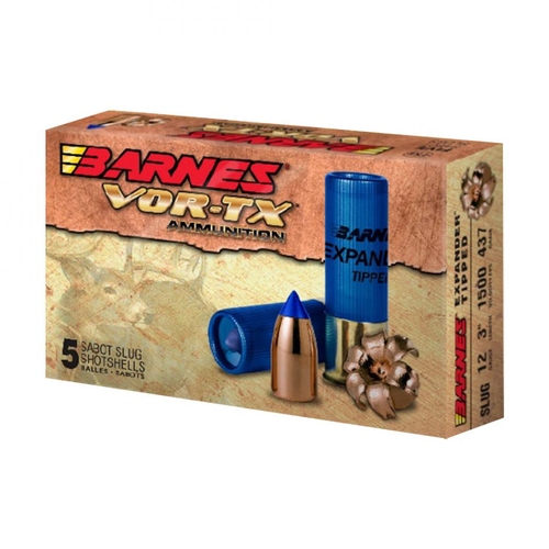 Barnes Vor-TX 12 Ga, 2 3/4" Tipped TSX, 5 Rds