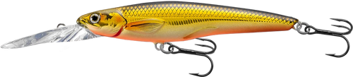 LiveTarget Rainbow Smelt Deep Dive Jerkbait, 2 3/4", 1/8 oz, Gold/ Orange