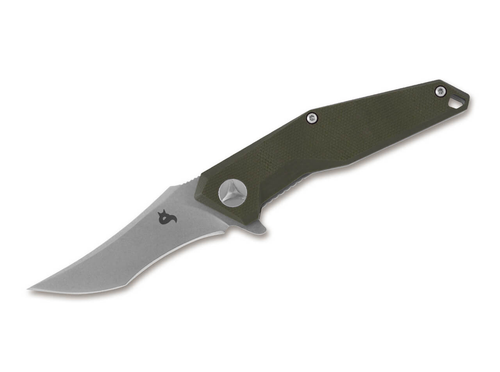 Fox Knives BlackFox Kravi Green G10 Pocket Knife