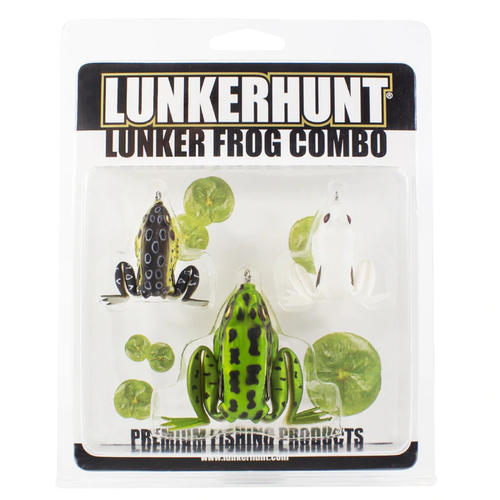 Lunkerhunt Lunker Frog Combo, Assortment