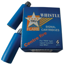 Tru Flare 15mm Whistlers Signal Cartridges, 6 per box