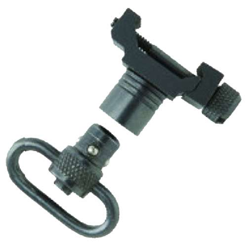 Uncle Mike's 1" Push Button Quick Detach Sling Swivel with Picatinny Attachments