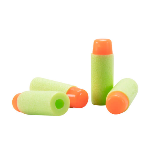 REKT Half-Length Foam Darts, Green, 24 Pack