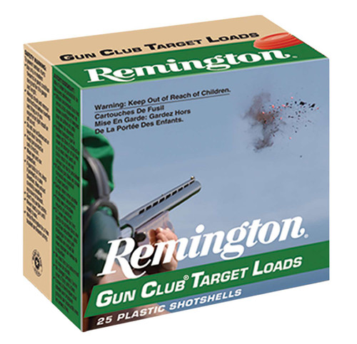 Remington Gun Club 20 Ga Target Load, 2 3/4, 7/8 oz, #7.5, 25 Rnds