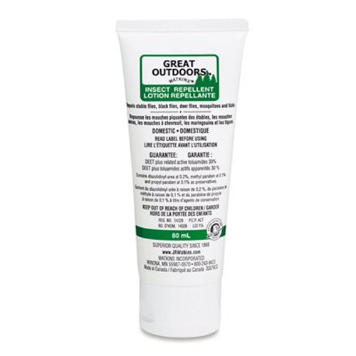 Great Outdoors 30% Deet Insect Repellent Lotion, 80ml