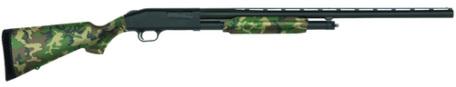 Mossberg 500 Field 12 Ga Pump Action Shotgun, 28" Barrel, Woodland Camo