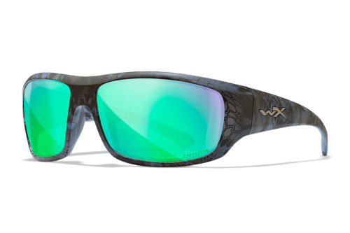 Wiley X Omega, CAPTIVATE Polarized Green Mirror Lenses, Kyrptek Neptune