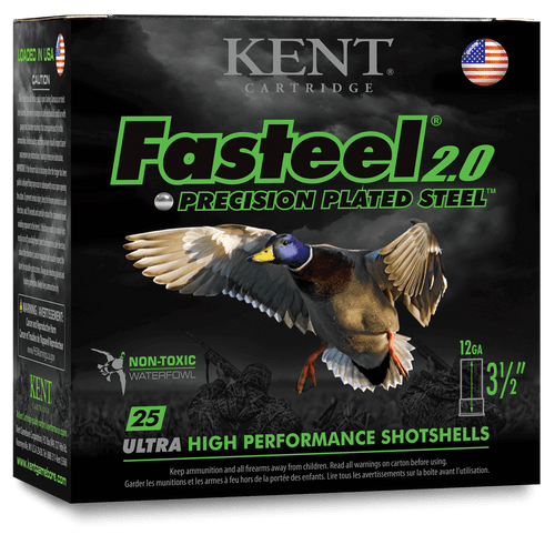 Kent Fasteel 2.0 12 Ga, 2 3/4", 1 1/16 Oz, #4, 25 Rds