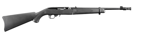 Ruger 10/22 Takedown .22LR , 16.4" Threaded Barrel w/ Flash Suppressor, Black Synthetic