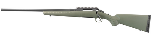 Ruger American Predator Left-Hand 7mm-08 REM, 22" Threaded Barrel, Moss Green Synthetic