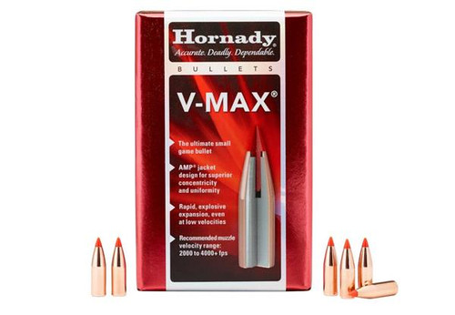 Hornady 22 Cal (.224) 35 Gr V-Max Bullet, Box of 100