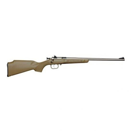 Keystone Crickett Bolt Action Youth Rifle, 22 LR, 16.13" Barrel, Tan