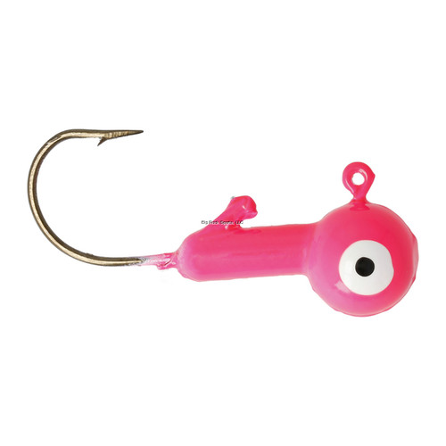 Eagle Claw Ball Head Jig, Pink, 3/8 Oz, 3/0 Size Hook, 10 Pk