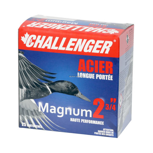 Challenger Ammo Magnum 5005 Shotshell 12 GA, 2-3/4 in, No. 1, 1-1/8 oz, 1450 fps, 25 Rnds