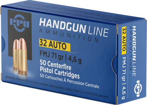 PPU 32 Auto, 71 Gr FMJ, Box of 50