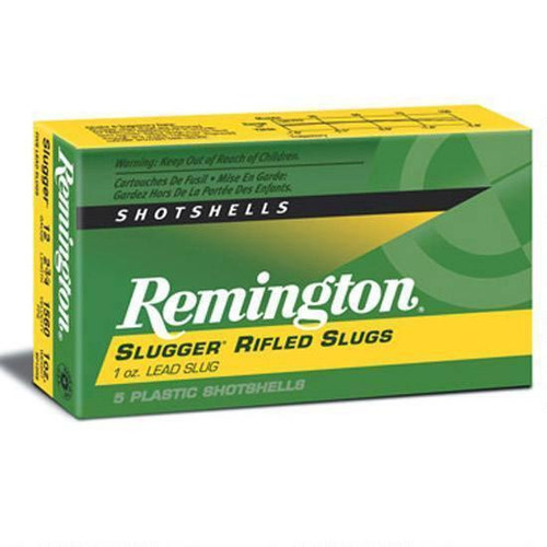 Remington 12 Ga, 2 3/4 Rifled Slug 1.0 oz., Box of 5