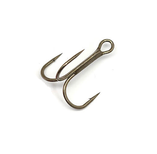 Gamakatsu Treble Hook Size 8 Bronze Needle Point, 12 Pk