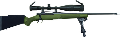 Mossberg 308 WIN Patriot Night Train Bolt Action Rifle, 22" Barrel, Olive Drab Green