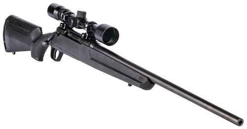 Savage Axis XP Bolt Action Rifle 308 Win, 22" Bbl Blk, Blk Syn Stock, 4 Rnd Dm, Weaver 3-9X40