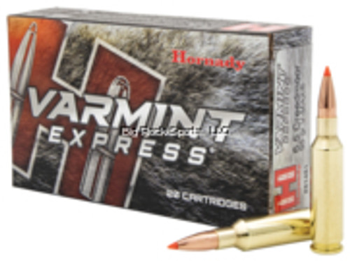 Hornady Varmint Express Rifle Ammo 6.5 Creedmoor, 95 Gr, V-MAX, 3300fps, 20 Rnds