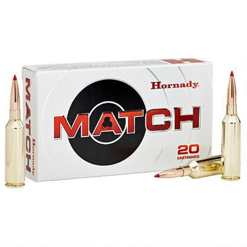 Hornady Match Rifle Ammo 300 Win Mag, 195 Gr, Eld Match, 20 Rnd