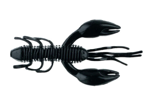 Set The Hook 2" Zaga Craw Bait Fuel, Black