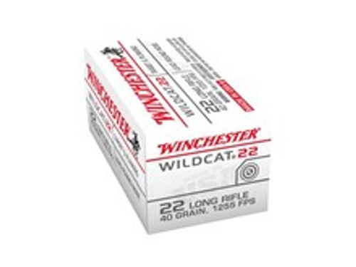 Winchester Wildcat 22LR 40gr Lead RN Box of 50