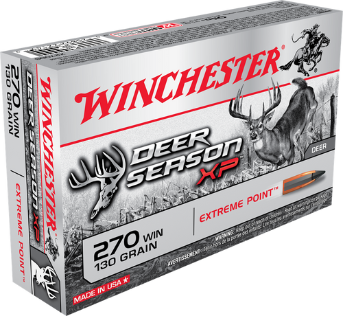 Winchester Deer Season XP 270 Win, 130 Gr Poly Tip, 20 Rounds